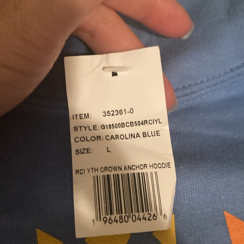 Kids Blue Graphic Hoodie Sweatshirt - Picture 4 of 8